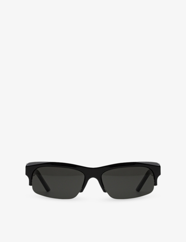 Scatto Rectangular-Frame Acetate Sunglasses