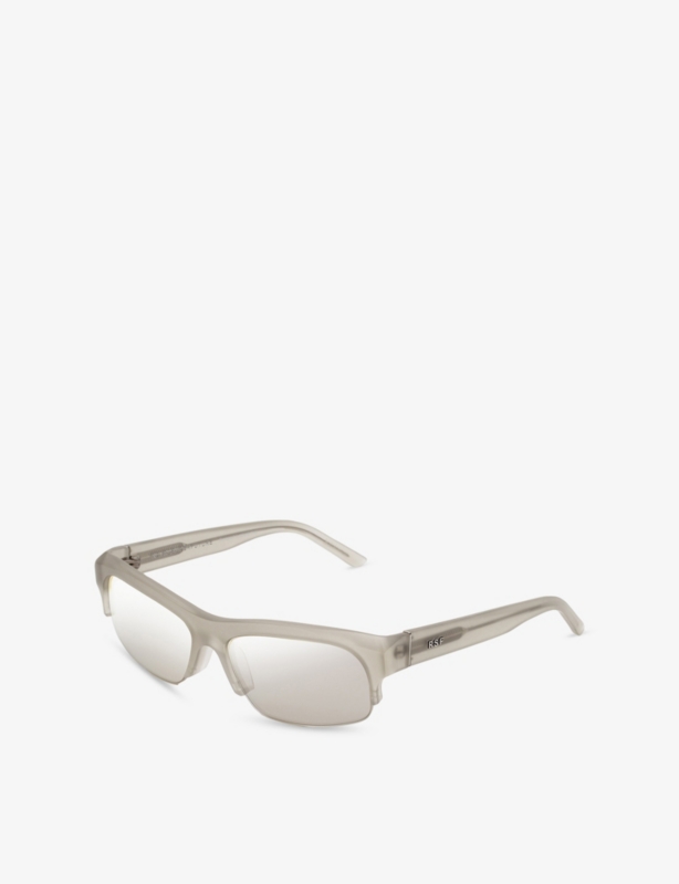 Scatto Rectangular-Frame Acetate Sunglasses