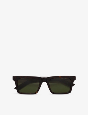 RETRO SUPER FUTURE: 1968 3627 Square-Frame Acetate Sunglasses