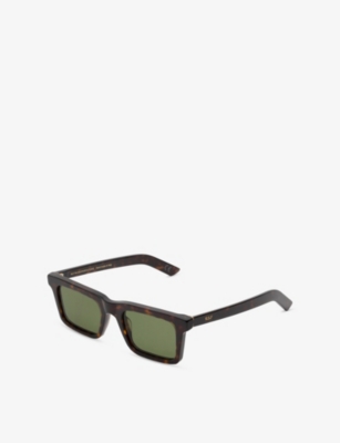 RETRO SUPER FUTURE: 1968 3627 Square-Frame Acetate Sunglasses