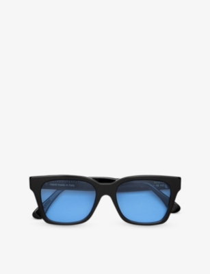RETRO SUPER FUTURE: America Azure Square-Frame Acetate Sunglasses