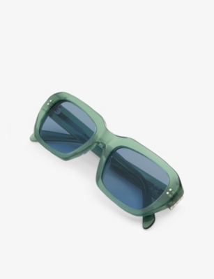 RETRO SUPER FUTURE: Miles Square-Frame Acetate Sunglasses