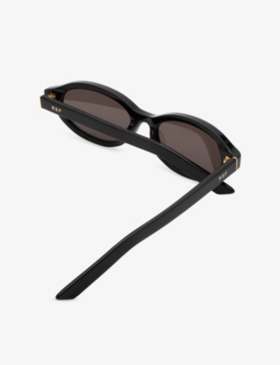 RETRO SUPER FUTURE: Parola Oval-Frame Acetate Sunglasses