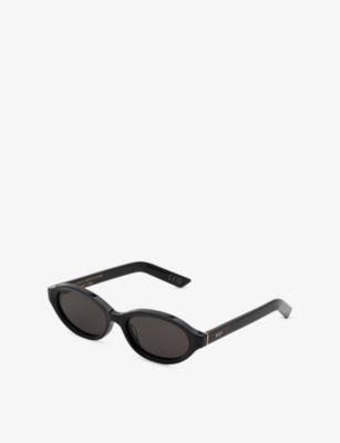 RETRO SUPER FUTURE: Parola Oval-Frame Acetate Sunglasses