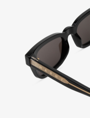 RETRO SUPER FUTURE: Marni Floosa Square-Frame Acetate Sunglasses