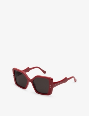 RETRO SUPER FUTURE: Marni Nimrela Butterfly-Frame Acetate Sunglasses