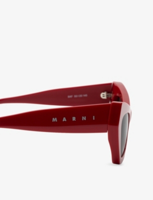 RETRO SUPER FUTURE: Marni Zelaryth Cat-Eye Acetate Sunglasses