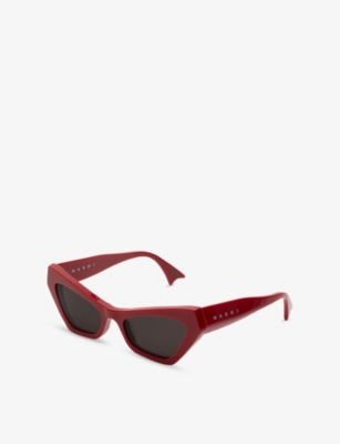 RETRO SUPER FUTURE: Marni Zelaryth Cat-Eye Acetate Sunglasses
