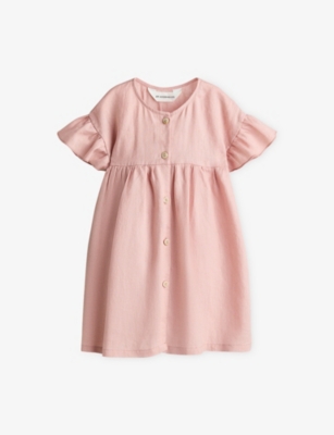 open lace back dress Cotton On Size Medium Light-Pink Tiered Cotton Maxi Dress – oppspot main image 1