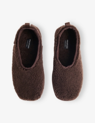 WHISTLES: Shearling Ballet Slippers
