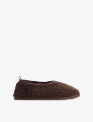 WHISTLES: Shearling Ballet Slippers