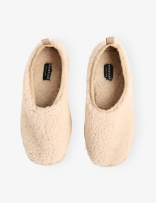 WHISTLES: Shearling Ballet Slippers
