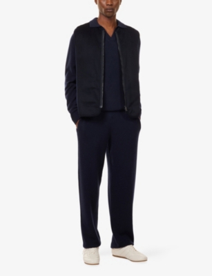 SOFT GOAT: V-Neck Knitted Wool and Cashmere-Blend Vest