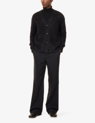 SOFT GOAT: V-Neck Brushed-Knit Alpaca Wool-Blend Cardigan