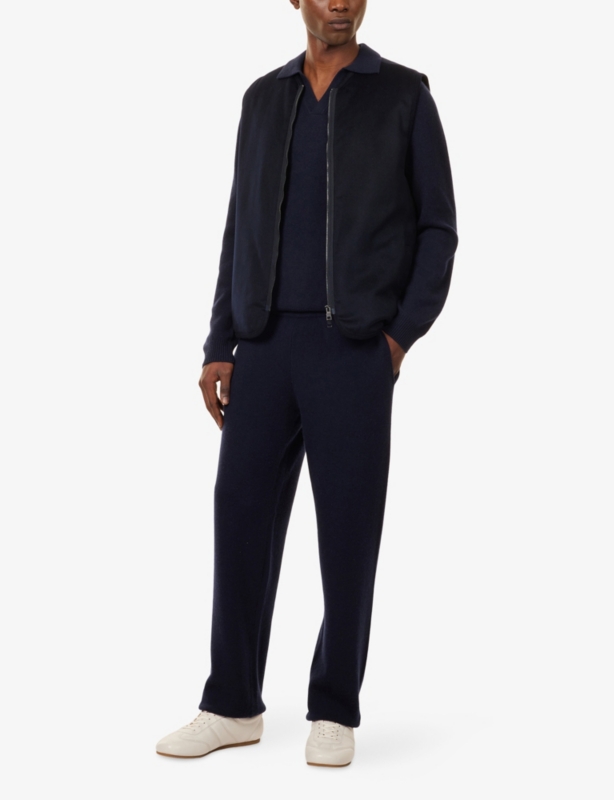 Polo-Collar Relaxed-Fit Cashmere Jumper