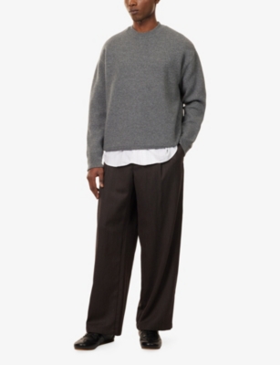 SOFT GOAT: Double-Faced Crewneck Cashmere Jumper