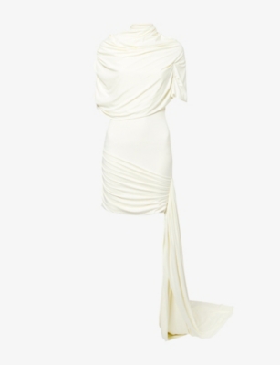 knee length dresses for ladies Deme by Gabriella Heloise Dress in Baby Blue