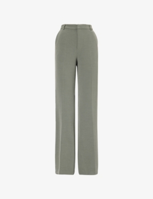 Womens Huishan Zhang Bree Straight-Leg Woven Trousers