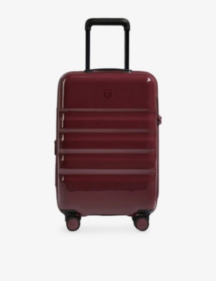 Antler Cedar Icon Stripe 4-wheel Cabin Suitcase 55cm In Brown