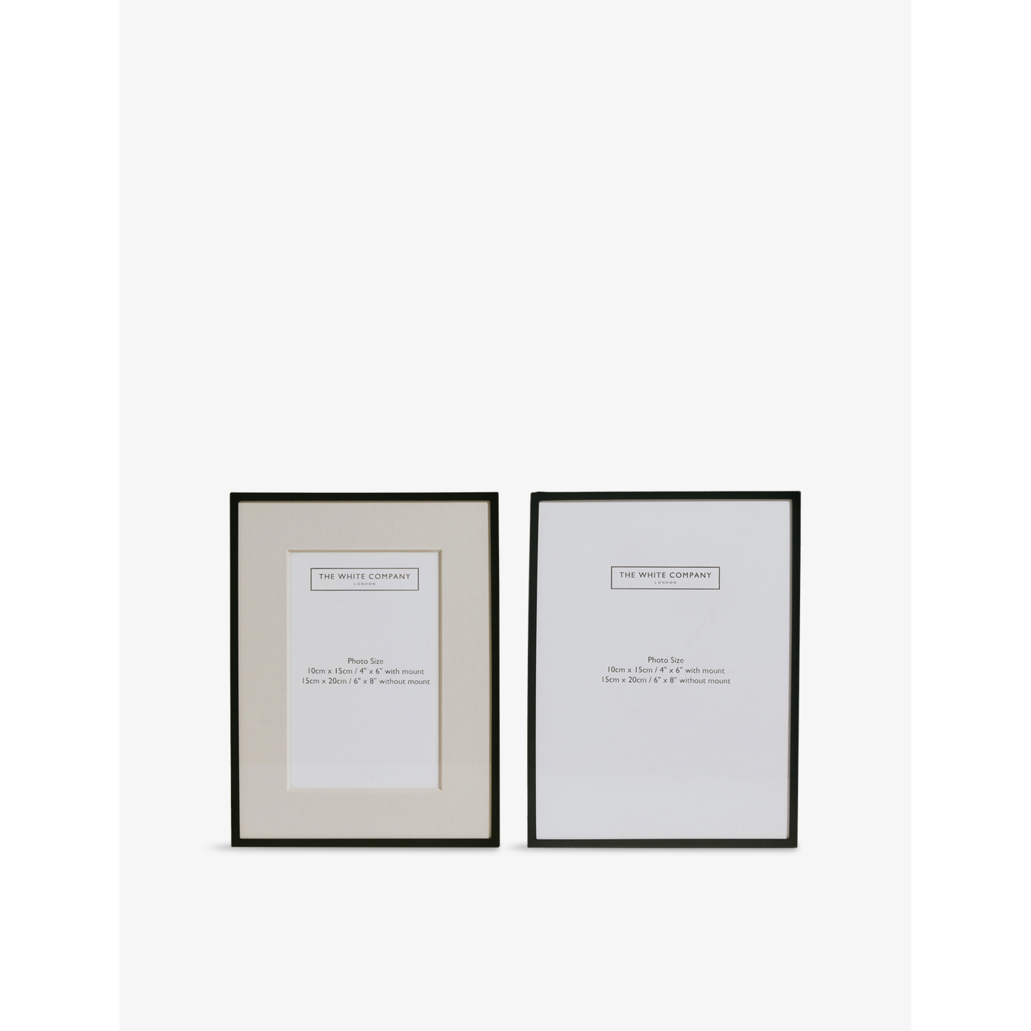The White Company Matte Metal Photo Frame 12.5cm x 17.5cm