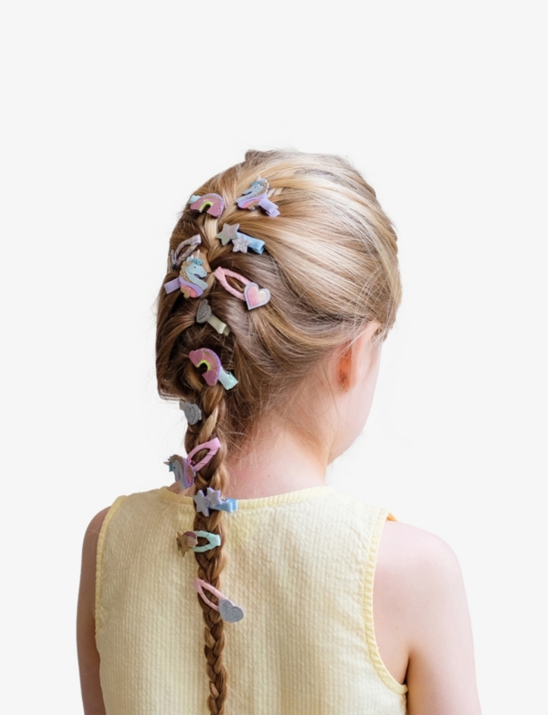 Dreamy Unicorn Set Of Eight Hair Clips