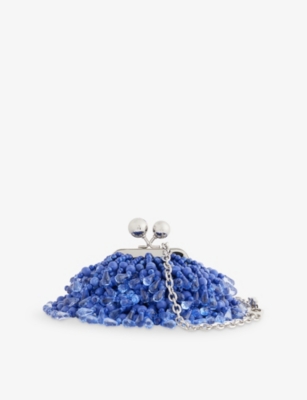 Womens Weekend Max Mara Nano Pasticcino Bead-Embellished Clutch Bag
