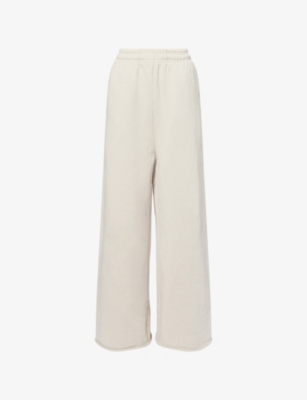 Entire Studios Womens  Straight-leg Relaxed-fit Cotton Jogging Bottoms In Neutral