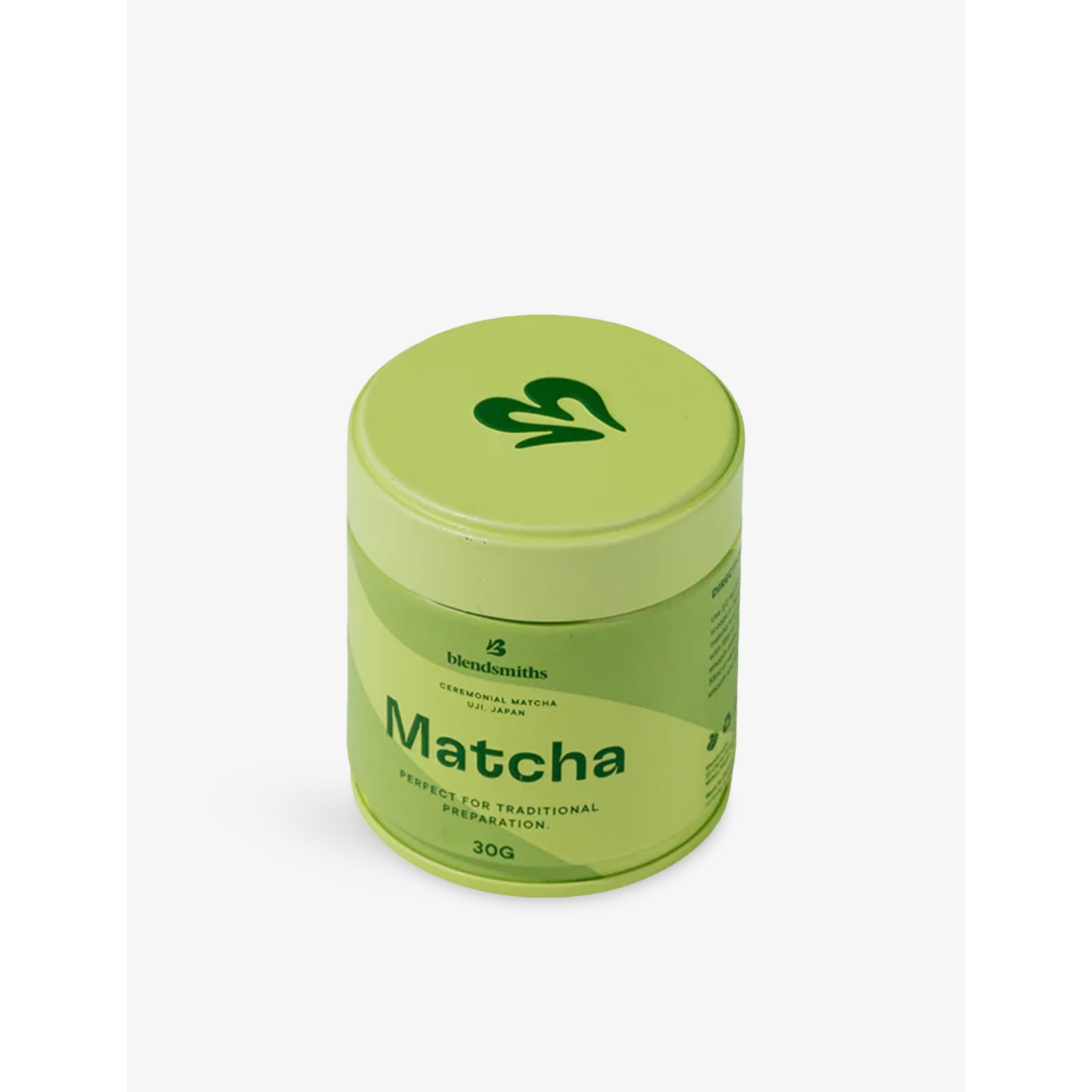 Blendsmiths 100% Pure Ceremonial Grade Matcha Green Tea Powder 30g