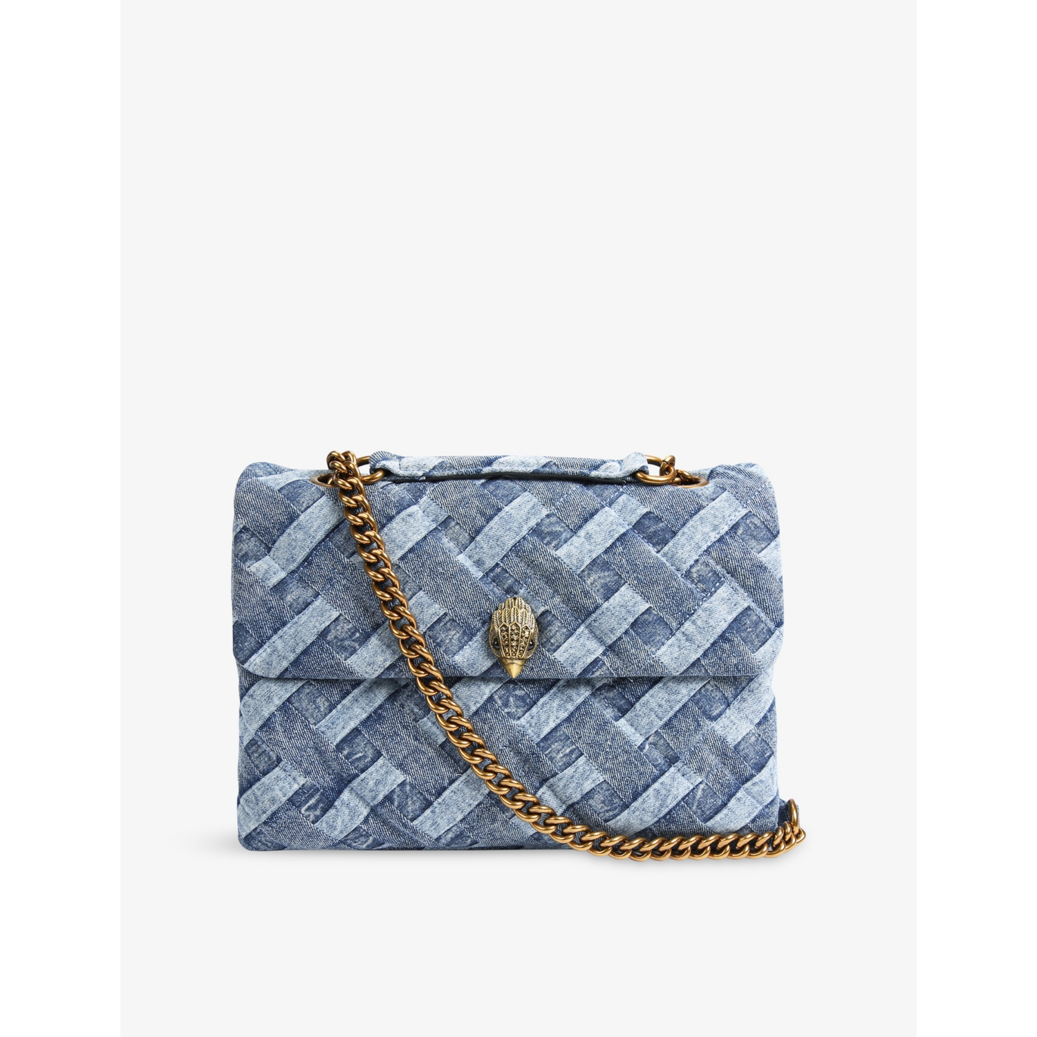 Kurt Geiger London Kensington Large Denim Shoulder Bag