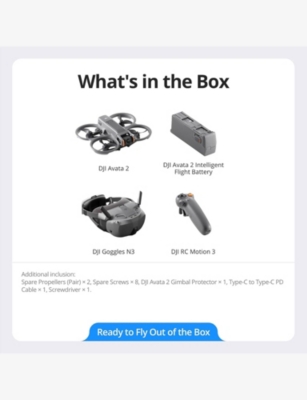 DJI: Avata 2 Fly Smart Combo (1 Battery)