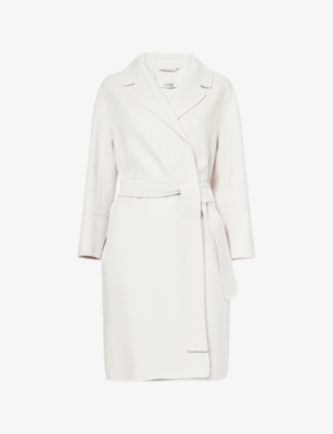 Womens Max Mara Short Brushed Wool Coat