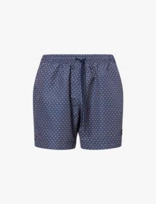 Mens Boss Vibe Printed Swim Shorts