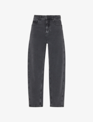 Whistles: Barrel-Leg Stretch-Denim Jeans