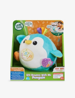 Leapfrog 123 Bounce Penguin Interactive Soft Toy 14cm