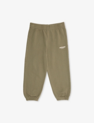 Represent Kids' Owners Club Cotton-jersey Jogging Bottoms 1 In Green
