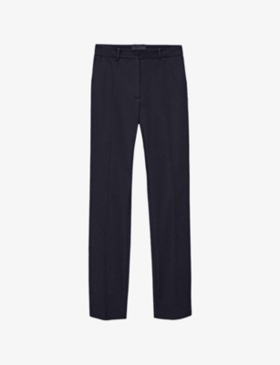 Womens Joseph Coleman Slim-Fit Stretch-Woven Trousers