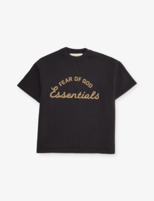 Essentials Kids' Training 90s Short Sleeve Cotton-jersey T-shirt 2-16 In Black