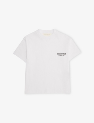 Essentials Kids' Classic Short-sleeve Cotton T-shirt 2-16 In White