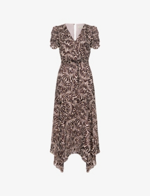 Womens Phase Eight Petite Verity Woven Midi Dress