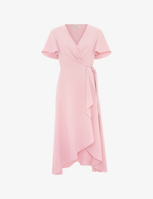 Womens Phase Eight Julissa Wrap Woven Midi Dress Dress