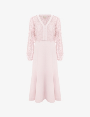 Womens Phase Eight Petite Ayumi Stretch-Woven Midi Dress