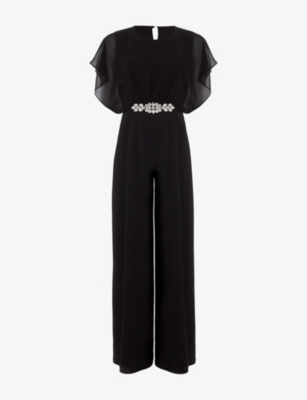 Phase Eight: Velma Crystal-Embellished Woven Jumpsuit