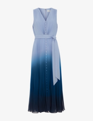 Phase Eight: Mira Petite Ombré-Print Woven Midi Dress