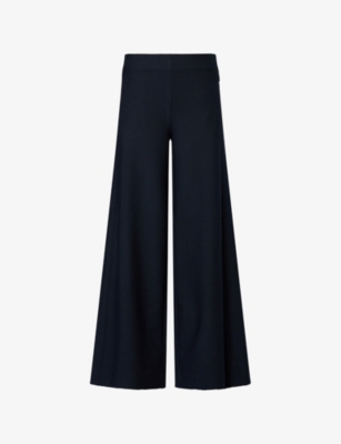 Womens Me And Em Wide-Leg Stretch-Woven Trousers