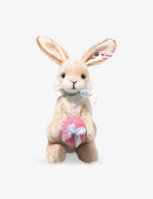 STEIFF - Hoppy Spring Rabbit Mohair Soft Toy 19cm | Selfridges.com