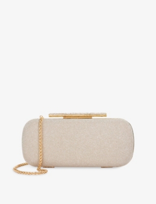 Womens Dune Body Woven Clutch Bag