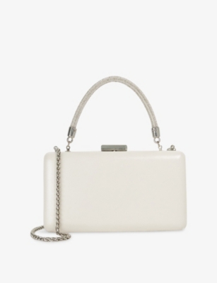 Womens Dune Brunch Bridal Leather Top-Handle Bag