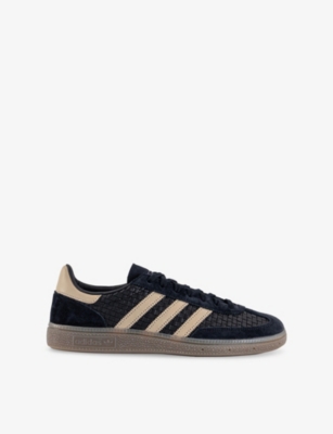 Mens Adidas Handball Spezial Suede and Leather Low-Top Trainers