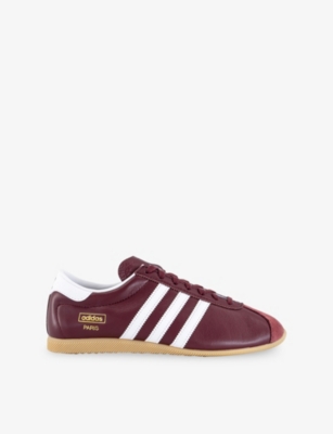 Mens Adidas Paris Leather Trainers