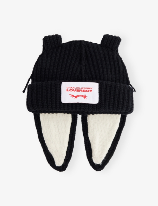 CHARLES JEFFREY LOVERBOY - Chunky Rabbit Wool-Blend Beanie Hat
